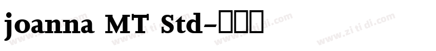 joanna MT Std字体转换